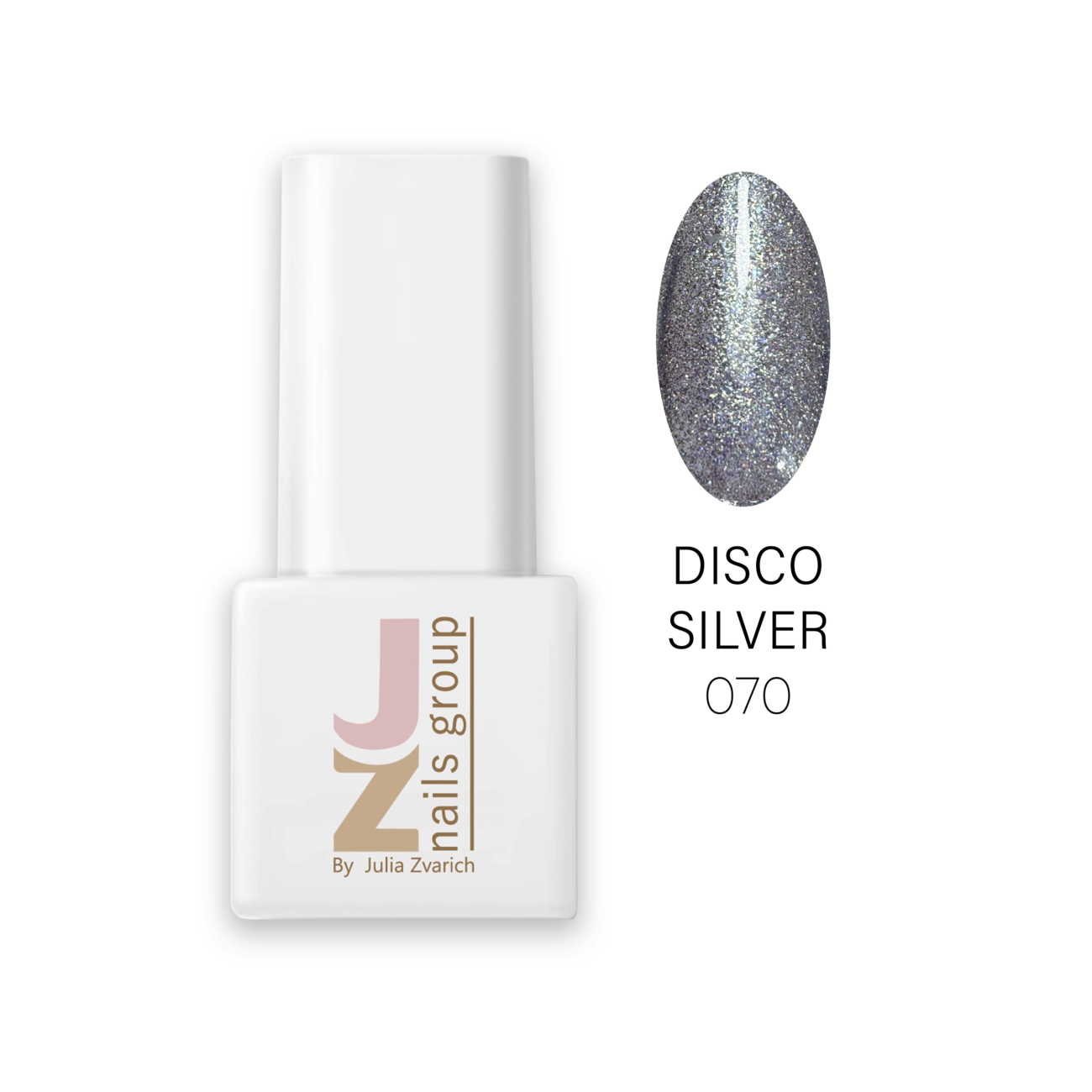JZ NAILS GROUP — 070 DISCO SILVER
