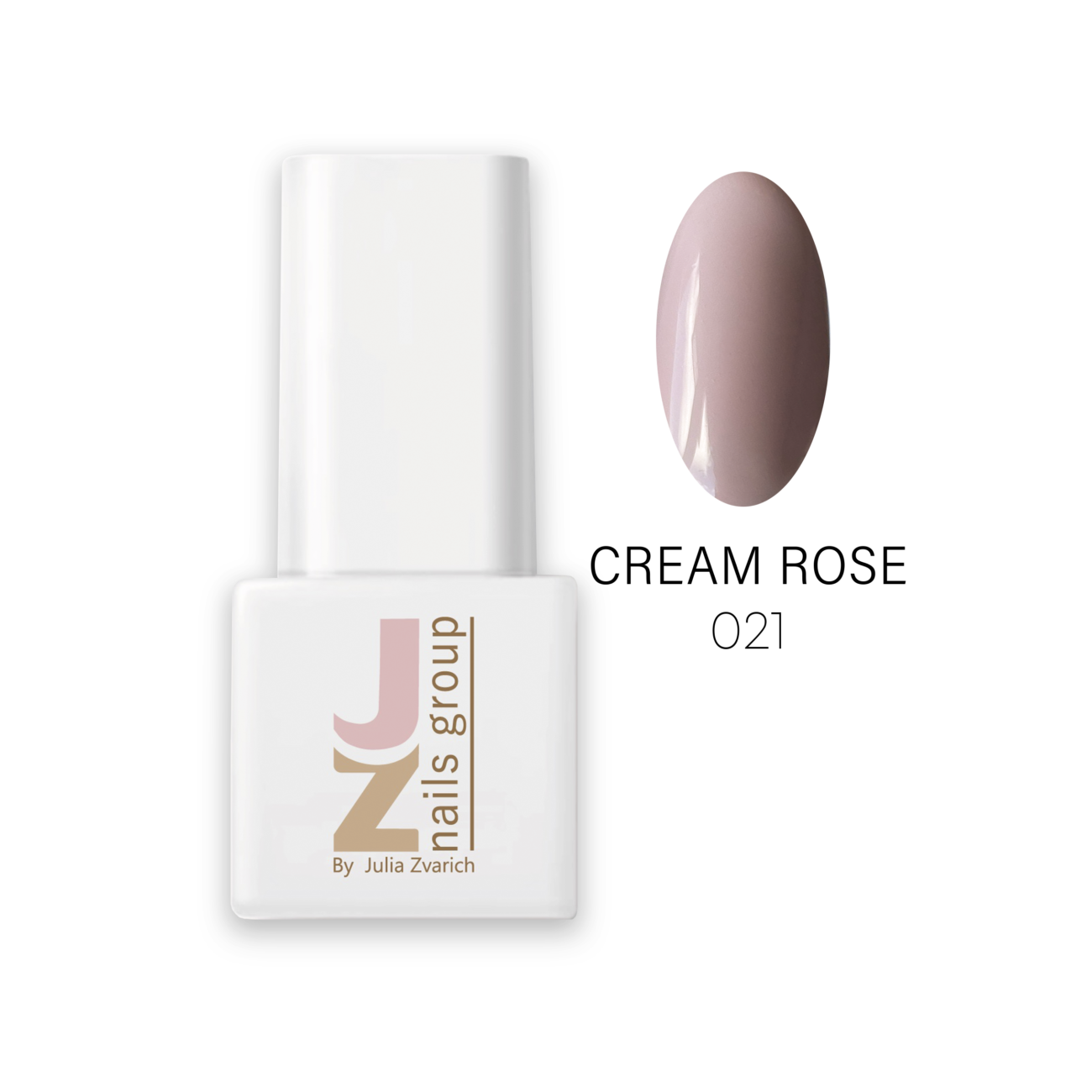 JZ NAILS GROUP — 021 CREAM ROSE