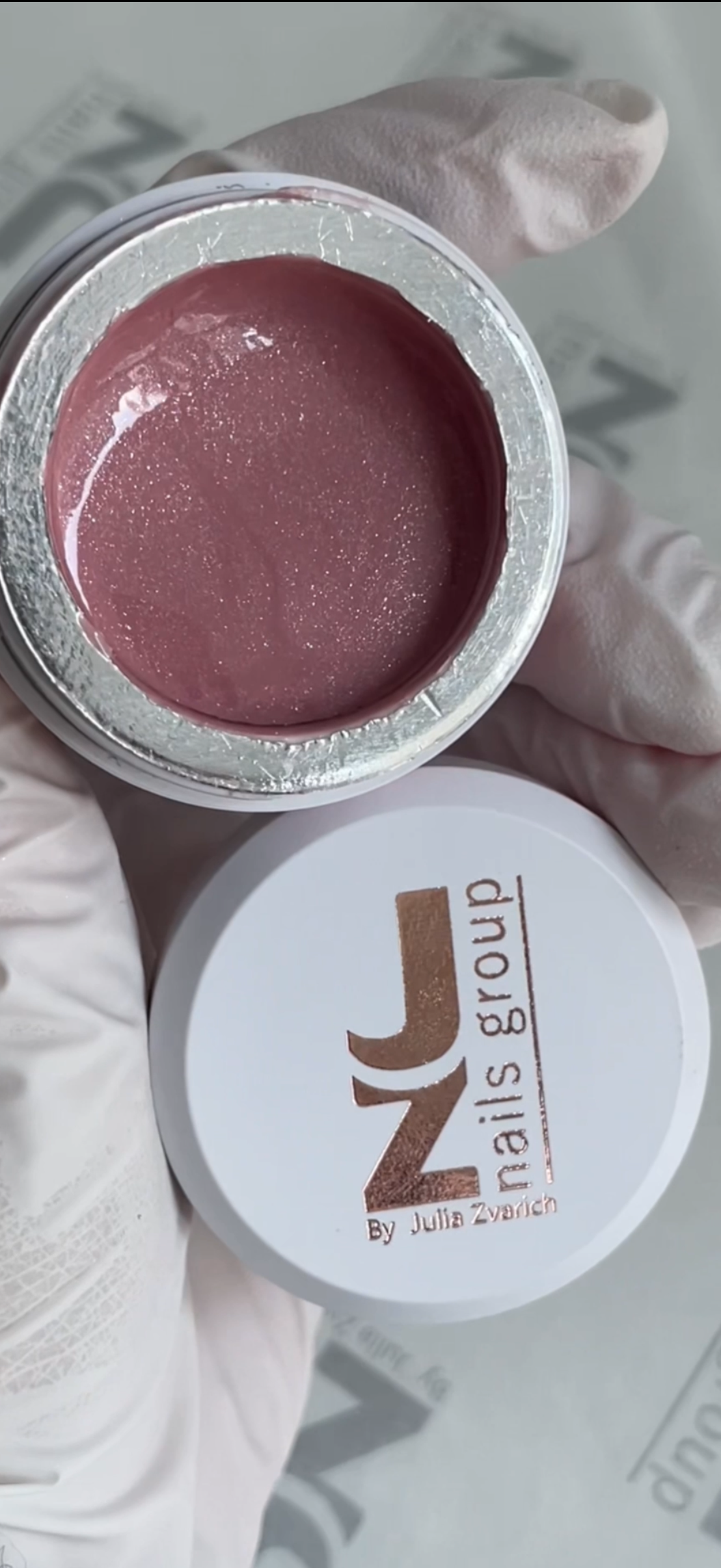 JZ BASE SILVER PINK FIBER 15 ml.