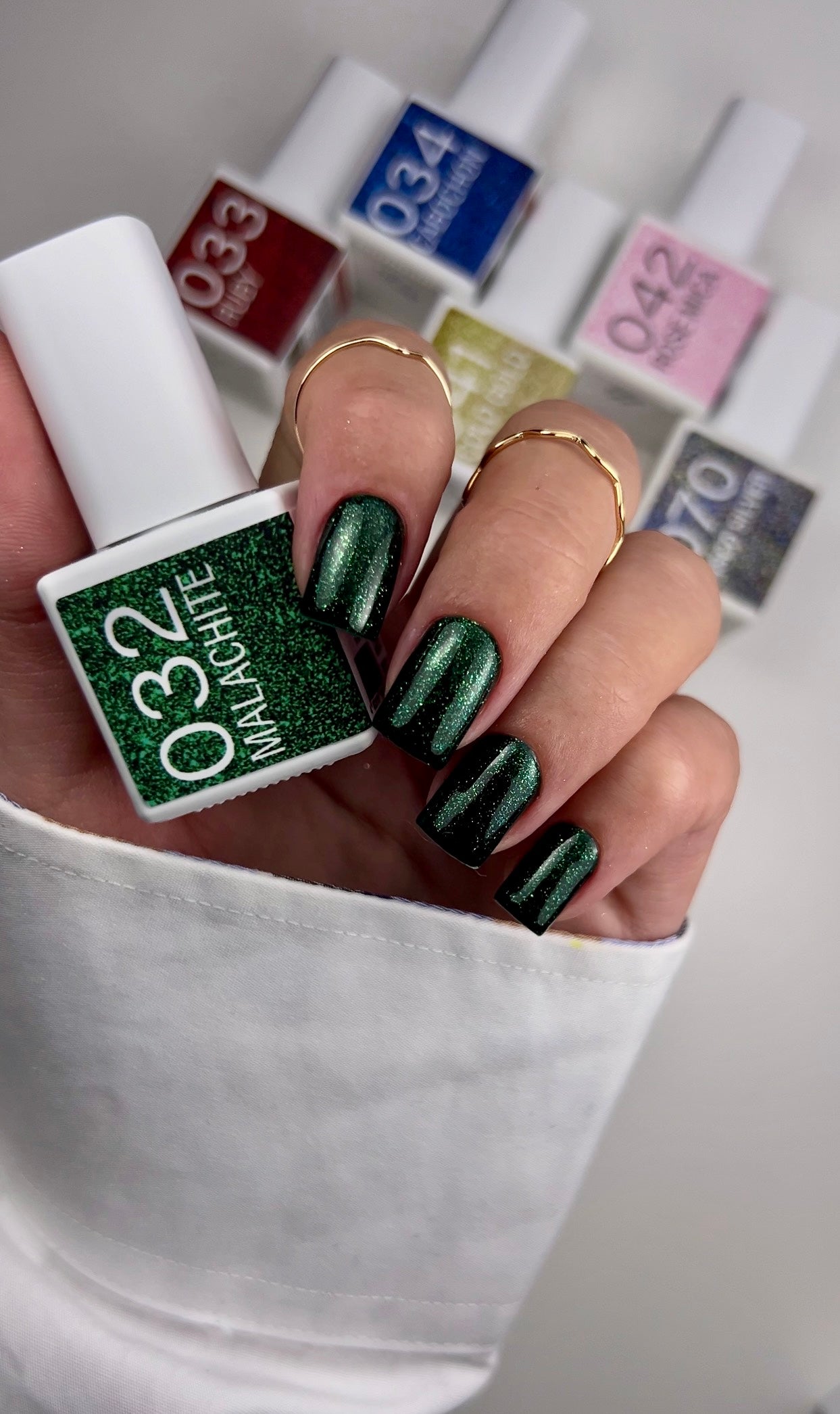 JZ NAILS GROUP — 032 MALACHITE